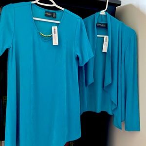 Chicos Travelers Jacket and matching tunic.